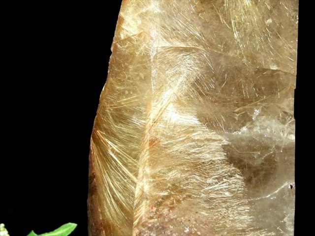 5A 超透明 虹入り ゴールド ルチルクォーツ ポリッシュ原石 専用