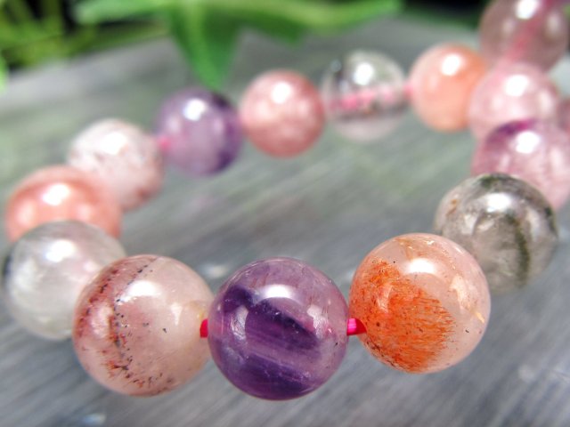 3A+ スーパーセブン ブレスレット 7.5mm-8mm×25珠 激レア 最強ブレス