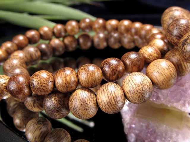 アガーウッド 沈香 ブレスレット 6mm-7mm×31珠前後 天然木使用 浄化