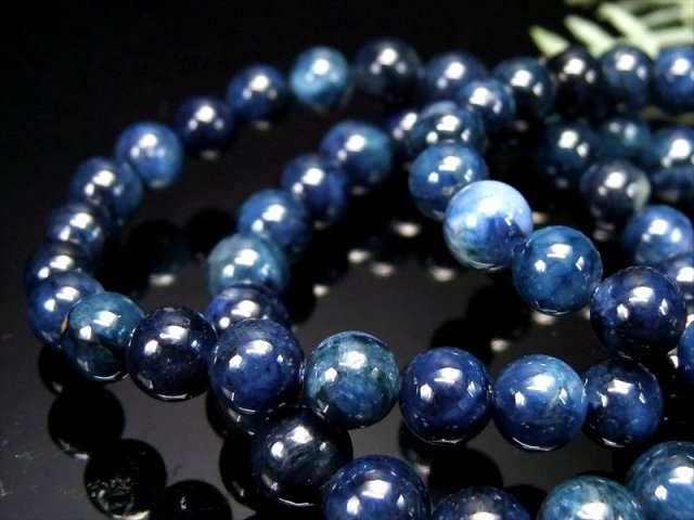 【希少高品質】ブルースギライト(リヒテライト)約12mm後半 レア☆癒しの魔石12mm『ブルースギライト/リヒテライト』ブレスレット