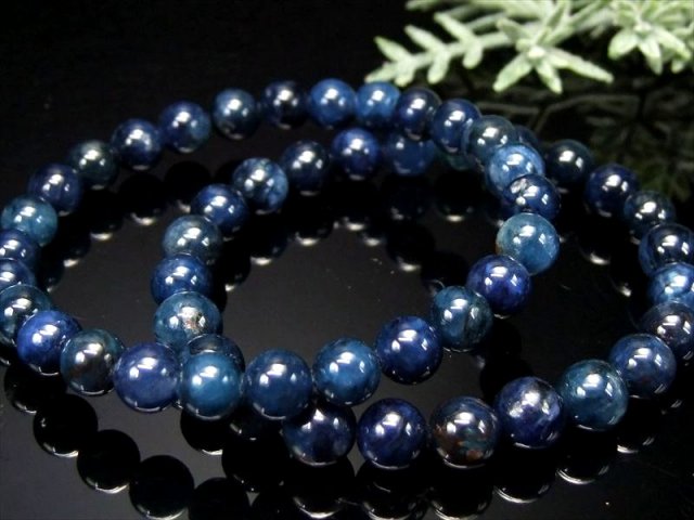 限定1とても希少 美しい ブルースギライト×ミラボカット水晶ブレスレット 限定1とても希少 美しい ブルースギライト×ミラボカット水晶