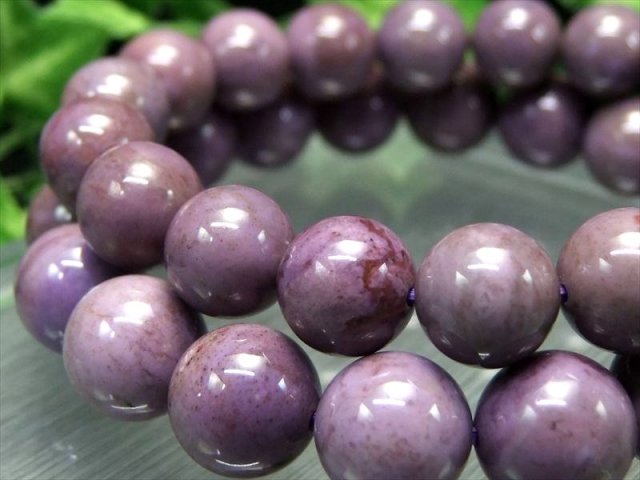 稀少色 ラベンダージェイド 4A ターキッシュ パープルジェイド ブレスレット 10.5mm-11mm×19珠前後 ギャランティカード付き 良質 流通量皆無 幻の