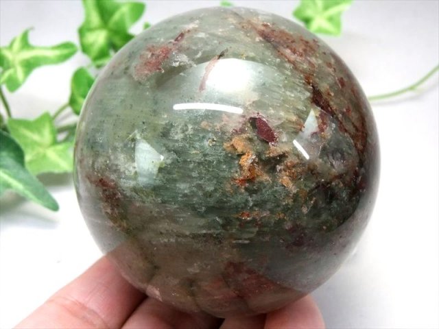 水晶ガーデン 1点物】庭園水晶 ガーデンクォーツ 25x18mm オーバル ルース _PC3334