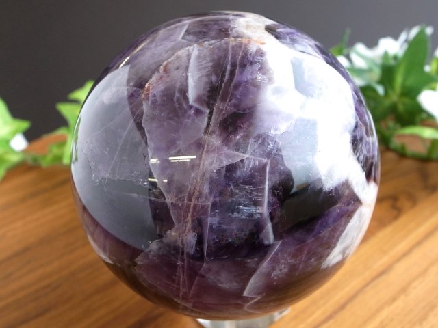 ★特選一連★愛の守護石♡【シェブロンアメジスト『紫水晶』8mmラウンド連】❤️ ☆特選一連☆愛の守護石♡【シェブロンアメジスト『紫水晶』8mm