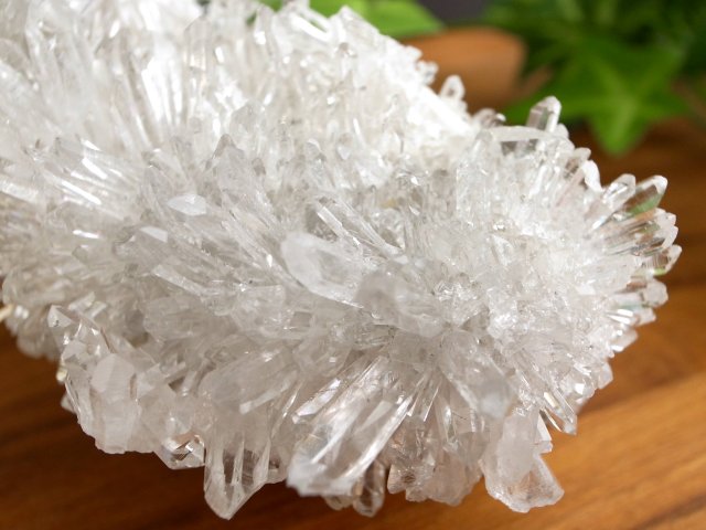 5A 超透明花咲き結晶 四川 フラワー水晶 クラスター 最大幅約87mm 重さ