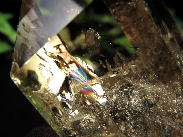 天然シトリン六角柱　ファントムクォーツ　置物　パワーストーン 天然シトリン六角柱 ファントムクォーツ 置物 パワーストーン 天然