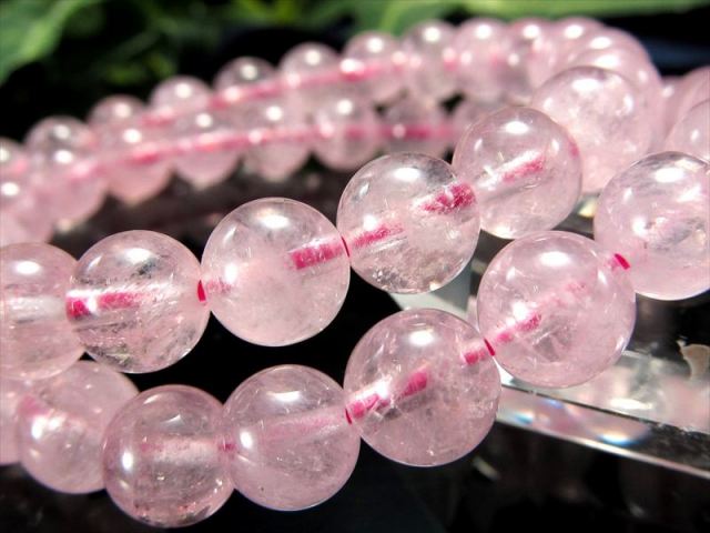 4A モルガナイト (ピンクアクアマリン)ブレスレット 約7mm-7.5mm