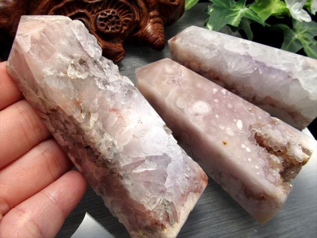 ②ピンクアメジスト桜瑪瑙花瑪瑙チェリーブロッサムフラワーアゲート