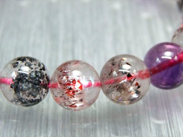 バイヤー自ら撮影 5A スーパーセブン ブレスレット 9.5mm-10mm×20珠