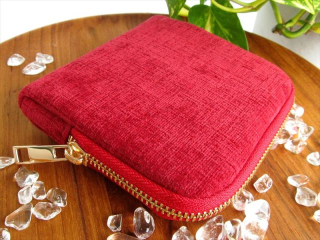 選べる4色 ブレスレット専用 旅ポーチ 幅約13cm×12cm アクセサリー