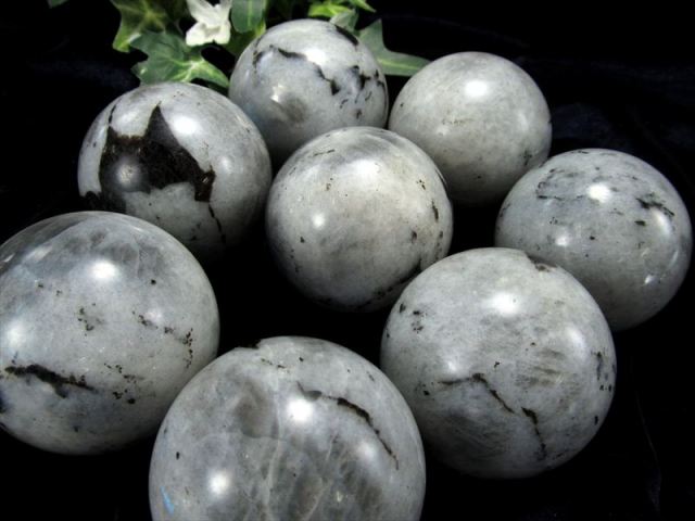 4A ムーンストーン 丸玉 1個売り 直径約52mm-54mm 月光を思わせる