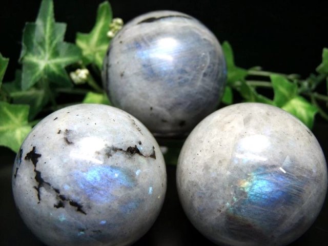 4A ムーンストーン 丸玉 1個売り 直径約50mm-52mm 月光を思わせる