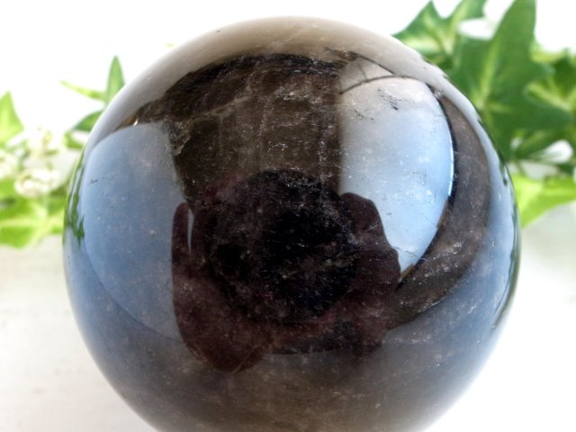 モリオン丸玉　黒水晶　チベット産　魔除け　天然石　鉱物　62mm 楽天市場】モリオン 丸玉 黒水晶 スフィア チベット産 35mm SA