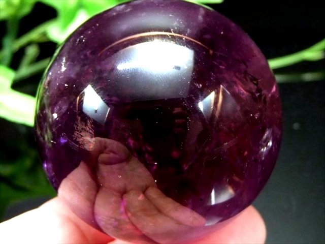 天然～愛の守護石～夢幻紫水晶丸玉B80G1/270G05A 天然～愛の守護石～夢幻紫水晶丸玉B80G1/270G05A アメジスト（紫水晶）「丸