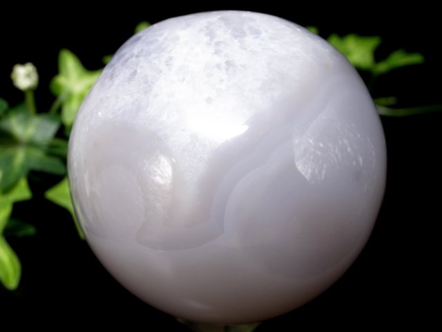 笑福開運アゲートボール 笑口 メノウ アゲート 丸玉 台座付 直径 63mm