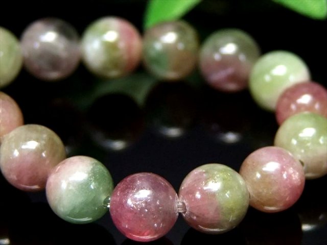 ☆ユッキー様☆ ウォーターメロントルマリン 雫型 ブレスレット ☆高