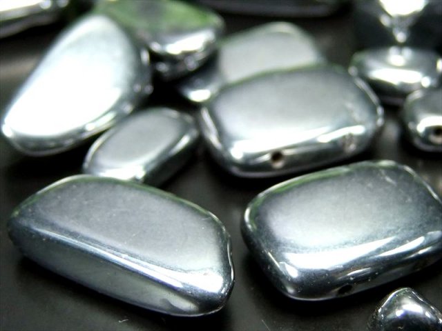 アウトレット テラヘルツ鉱石 さざれ石 100g 約7mm-31mm 穴開き つるん