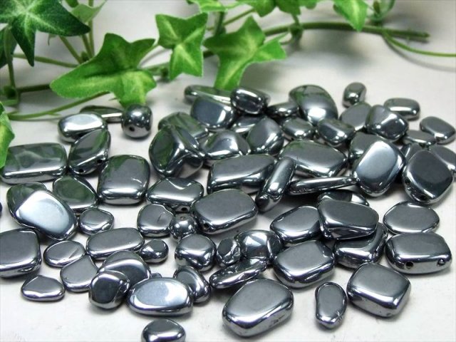 アウトレット テラヘルツ鉱石 さざれ石 100g 約7mm-31mm 穴開き つるん