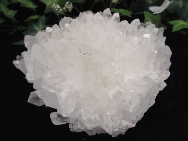 透き通る輝き 3A 四川 水晶 クラスター 幅 約114mm 重さ 531g キラキラ 純白結晶 妖精が宿る石 一点もの 四川省産