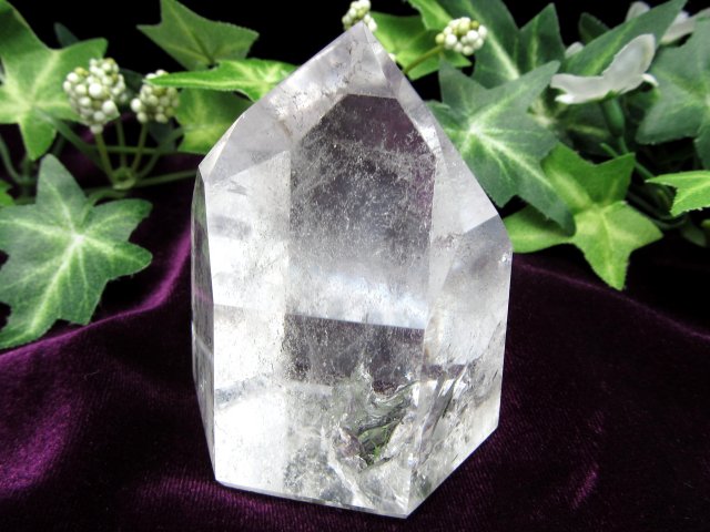 超希少レムリアンシード贅沢使用 つやつやポリッシュ レムリアンシードクリスタル ポリッシュポイント 高さ約63mm 重さ約172g