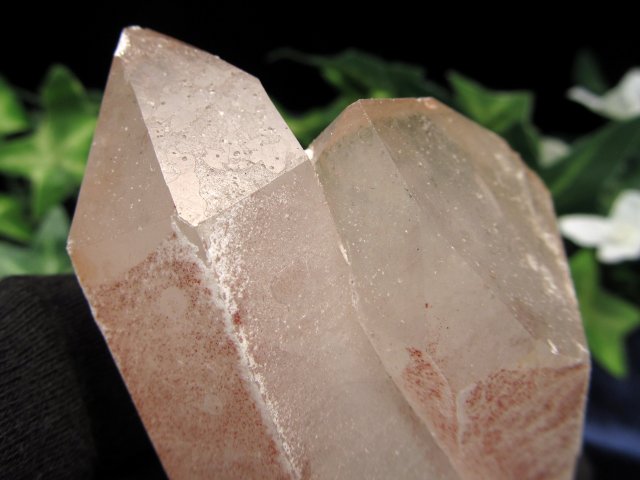 ギャランティーカード付 ピンク レムリアンシードクリスタル 最大幅 約70mm 重量 108g 少量限定入荷 古代の叡智を封じ込めた水晶 別名シンギングクリスタル