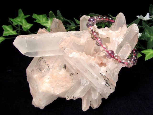 ギャランティーカード付 ピンク レムリアンシードクリスタル 約719g 少量限定入荷 古代の叡智を封じ込めた水晶 別名シンギングクリスタル 1点物 ブラジル