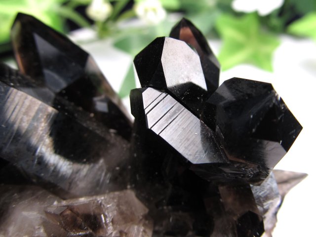 待望の再入荷 アメリカ・アーカンソー州産 黒水晶 モリオン クラスター