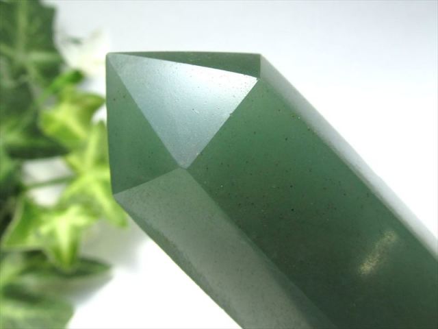 4A アベンチュリン ポイント 六角柱 1個売り 重さ100g-110g 精神の癒し