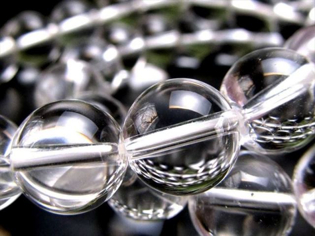 5A 天然水晶 天然クォーツ ブレスレット 約11.5mm-12mm×17珠前後 価格高騰につき入手困難 全てを浄化し活性化させる万能ストーン ブラジル