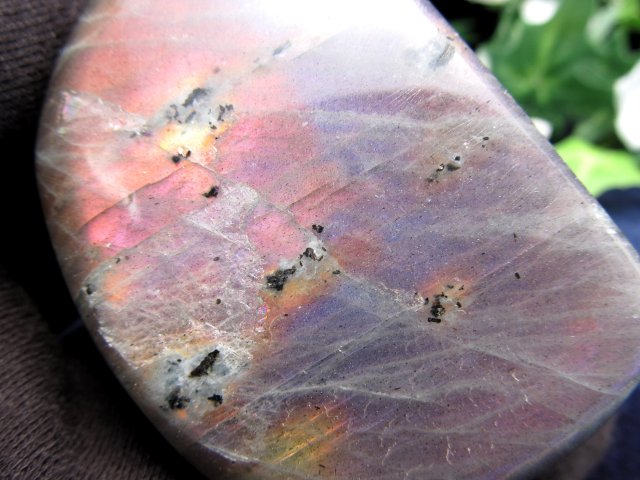 激レア パープルシラー パープルシラー ラブラドライト 磨き原石 重さ