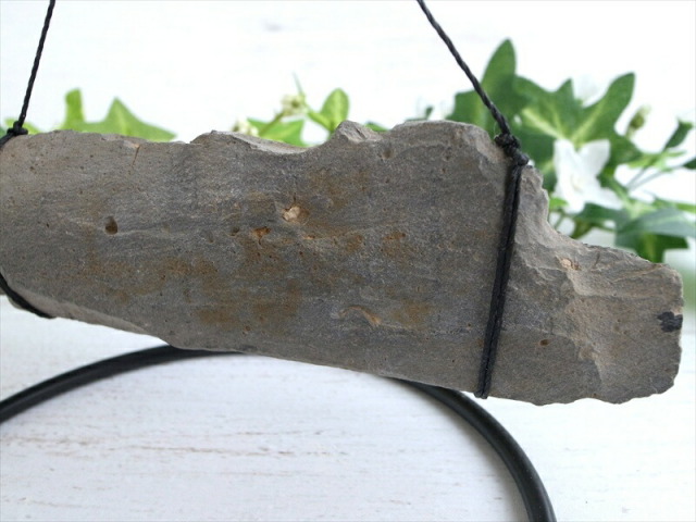 古代からの調べ 国産原石 サヌカイト 原石 石琴 石サイズ約120mm 讃岐