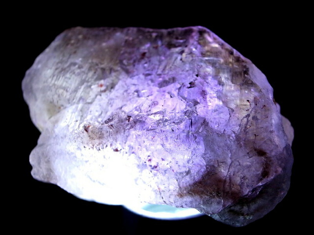 高品質 エスピリット・サント産 スーパーセブン 結晶原石 最大幅38mm 重さ26.5g キラキラインクルージョン 最強のパワーストーン ナチュラル原石 一点物