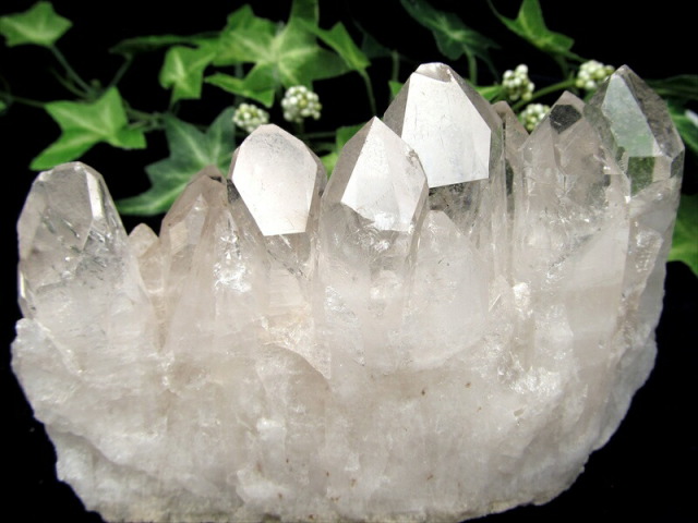 高品質 トマス産 水晶 クラスター 最大幅約114mm 重さ428g 最高級 浄化 清らかな力をもつ全能の石 一点物 ブラジル ミナス・ジェライス州トマスゴンサガ産