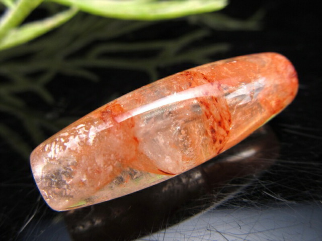 3Aグレード マニカランクォーツ 天珠型 ビーズ 石サイズ：長さ約30mm 地球最後の秘境ヒマラヤより直送 希少なマニカラン産水晶原石削り出し