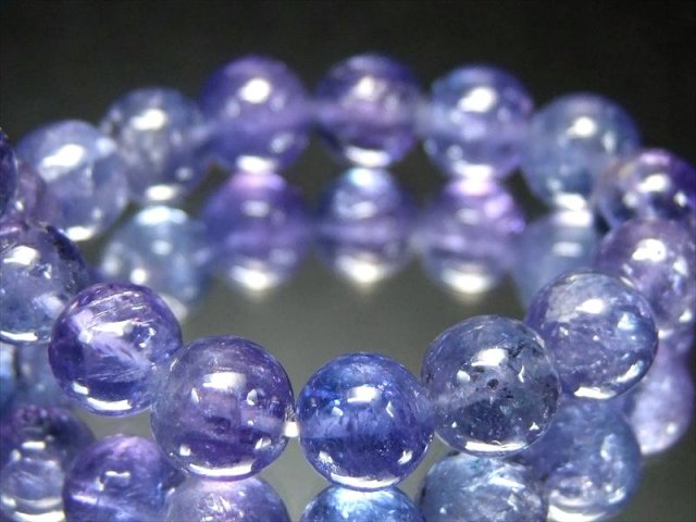 【値下げ不可】高品質　タンザナイト　宝石質　ブレスレット　天然石 店頭展示中 限定3本 過去最高品質 S級 宝石質 タンザナイト