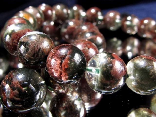 龍神ガーデンクォーツ ブレスレット 約7.5mm-8mm×24珠前後 これぞ龍神