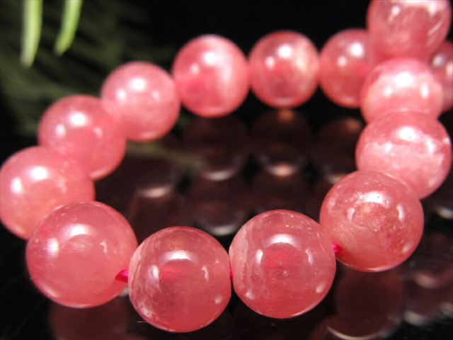 4A+ インカローズ ブレスレット 約7mm-7.5mm×25珠 ロードクロサイト