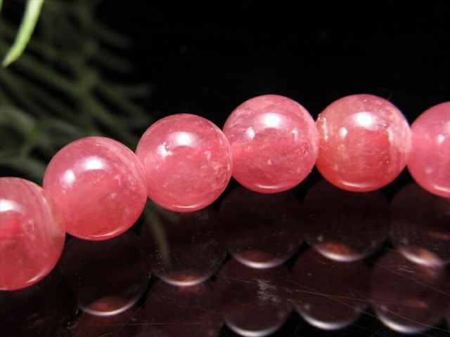 【アルゼンチン産】極上インカローズ　１０㎜　ブレスレット　美品　希少　天然石 ustone_hg10-a1520