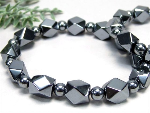 テラヘルツ鉱石 ベクトル平衡体 デザインブレスレット 幅約10mm-11mm×12珠前後 神聖幾何学模様 立方八面体型 高級感たっぷり 話題の 高純度 テラヘルツ 鉱石