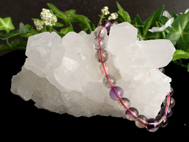 キラキラ乳白色 3A 四川 水晶 クラスター 幅約112mm 重さ342g 超人