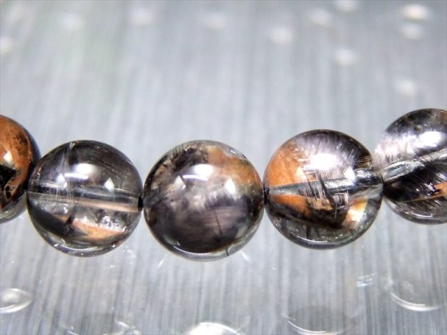 プラチナルチルブレスレット　ブルッカイトインクォーツ　天然石　パワーストーン 楽天市場】プラチナルチルクォーツ ブレスレット 17mm プラチナルチル