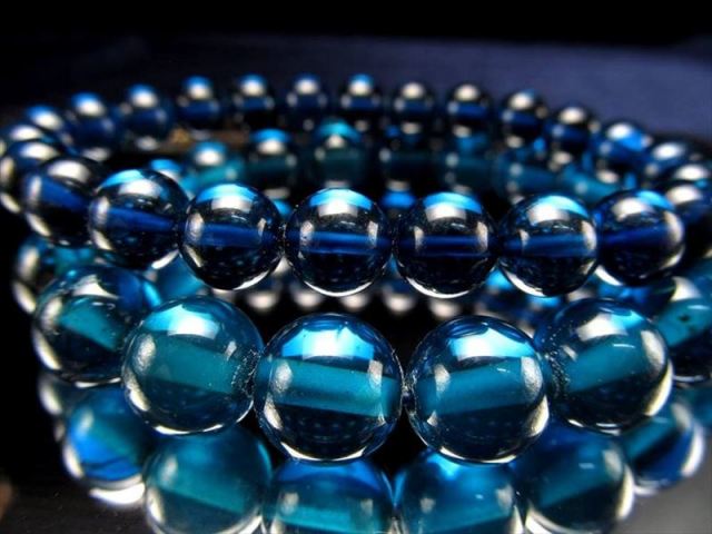 希少色ブルーグリーンカラー 5A ブルーグリーンアンバー ブレスレット 約5mm×37珠前後 発色美しいリトアニアアンバー 極上透明 バルト海産 パワーストーン