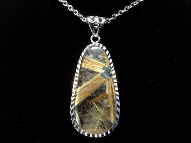 希少な太陽放射タイプ S級 ヘマタイト入り タイチン ゴールドルチル