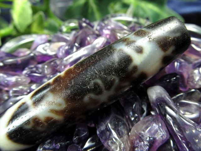 最高級 至純馬蹄痕天珠 巨大龍神五本爪天珠 りゅうじんごほんづめてんじゅ サイズ:約56mm 極上 天然石 ビーズ パワーストーン 極上一点物 パワーストーン