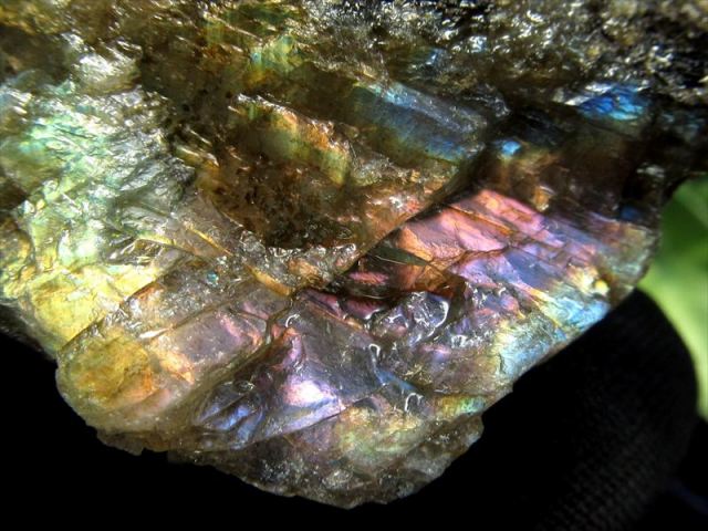 【✨神秘的✨】虹色 マダガスカル産 ラブラドライト 天然石 神秘的なレインボーシラー ラブラドライト ラフ原石 1個売り 40g-55g