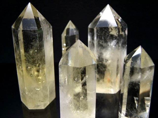 3A シトリン ポイント 重さ 50g-70g 六角柱 ポイント 黄水晶 ブラジル産 パワーストーン 天然石