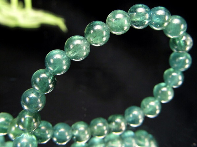 5A ブルートルマリン インディゴライト ブレスレット 約4mm×47珠 電気石 10月誕生石 心身を安定させる石 極上一点物 ブラジル産 パワーストーン 天然石