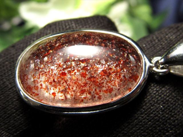 S級 ストロベリークォーツ ファイアークォーツ ペンダントトップ 縦