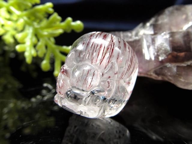 財運を高める瑞獣 スーパーセブン 貔貅 ヒキュウ タンブル ビーズ 長さ約15mm×幅13mm 約4.1g キュートな貔貅 7種類の石の要素が共鳴するパワーストーン