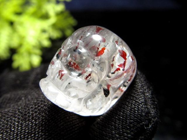 財運を高める瑞獣 スーパーセブン 貔貅 ヒキュウ タンブル ビーズ 長さ約14mm×幅10mm 約2.8g キュートな貔貅 7種類の石の要素が共鳴するパワーストーン